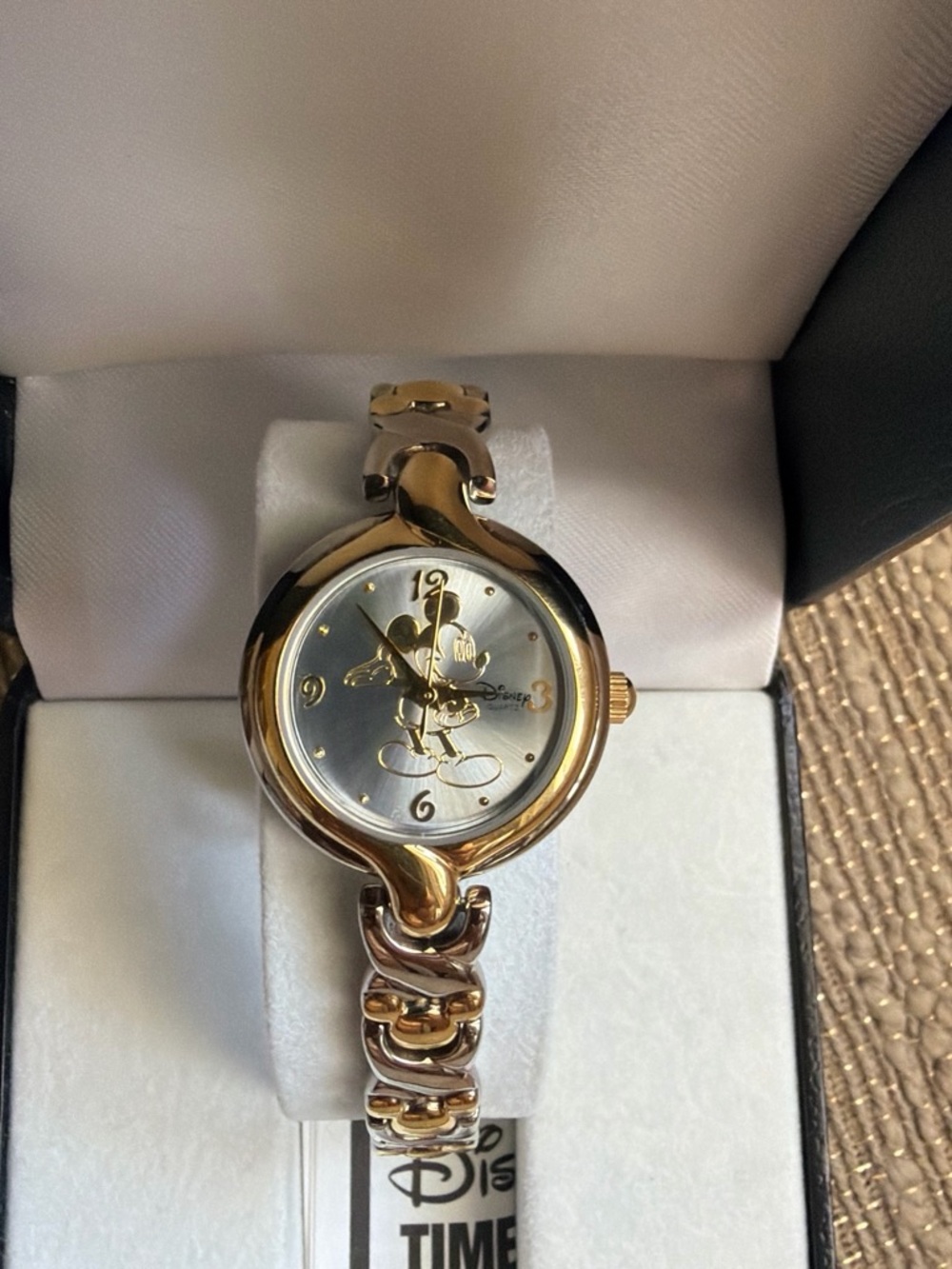 Disney Gold and Silver Mickey Mouse Women's Bracelet Watch #Resort